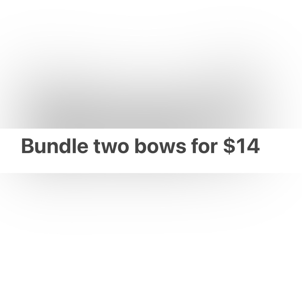 Bundle of Two Stylish Bows